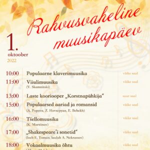 Rahvusvaheline muusikapäev Vene Kultuurikeskuses
